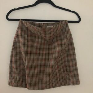 Brandy Melville plaid skirt